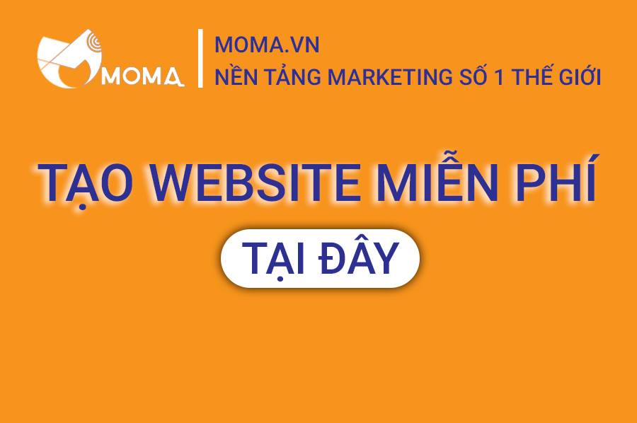 Tạo Website Bán Điện Thoại Miễn Phí Chỉ Trong 30 Giây Với MOMA.vn
